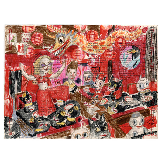Genghis Cohen (Full Menu Diptych)