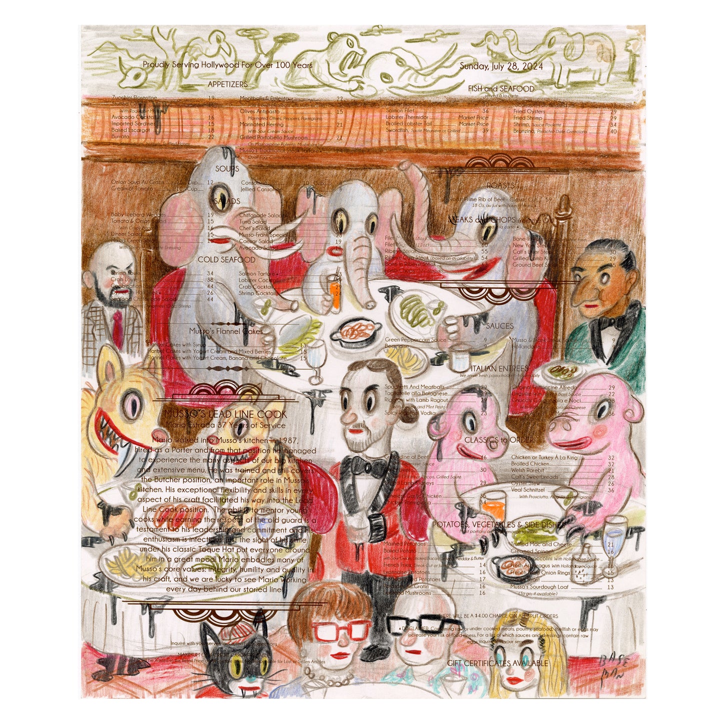 Musso & Frank 4 (Columbian Mammoths et al)