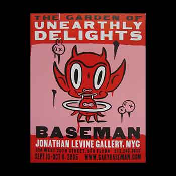 Garden of Unearthly Delights Letterpress Poster