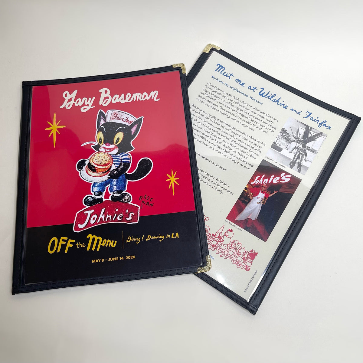 Limited Edition Menu-Style Booklet from "Off the Menu" Exhibition