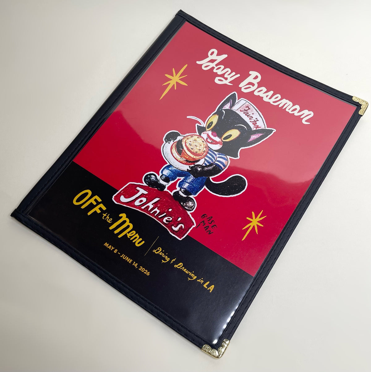 Limited Edition Menu-Style Booklet from "Off the Menu" Exhibition