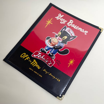 Limited Edition Menu-Style Booklet from "Off the Menu" Exhibition
