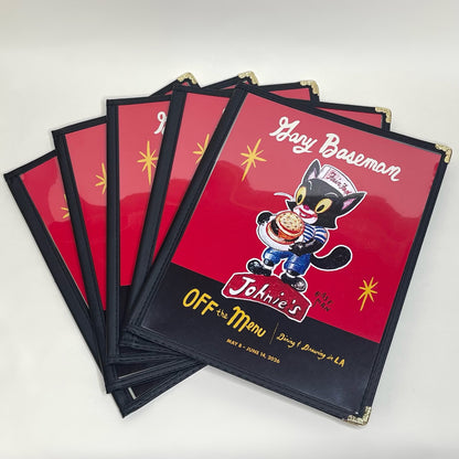 Limited Edition Menu-Style Booklet from "Off the Menu" Exhibition
