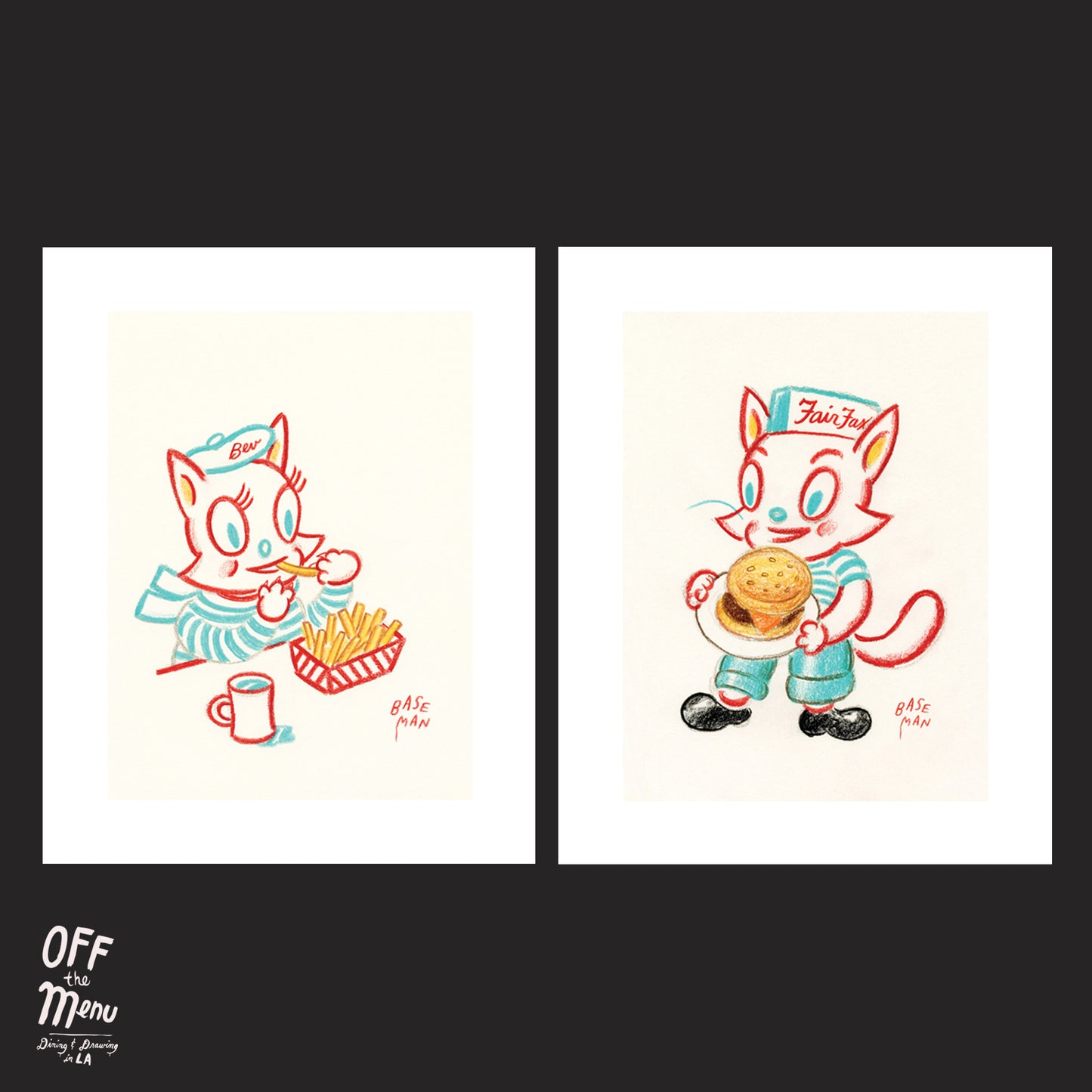 Off the Menu - Fairfax & Beverly Print Set (PRE-ORDER)