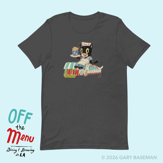 Off the Menu - Googie Fairfax T-shirt CHARCOAL (PRE-ORDER)