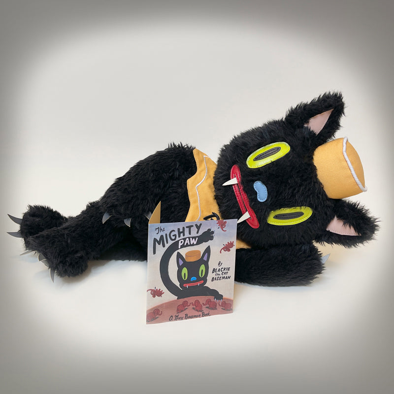 The Mighty Paw Blackie The Cat Plush – Gary Baseman